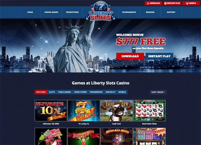 Liberty Slots Casino 20$ Free Chip