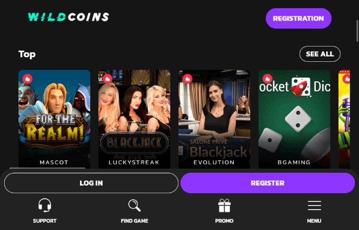Wildcoins Casino No Deposit Codes